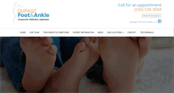 Desktop Screenshot of dupagefootandankle.com